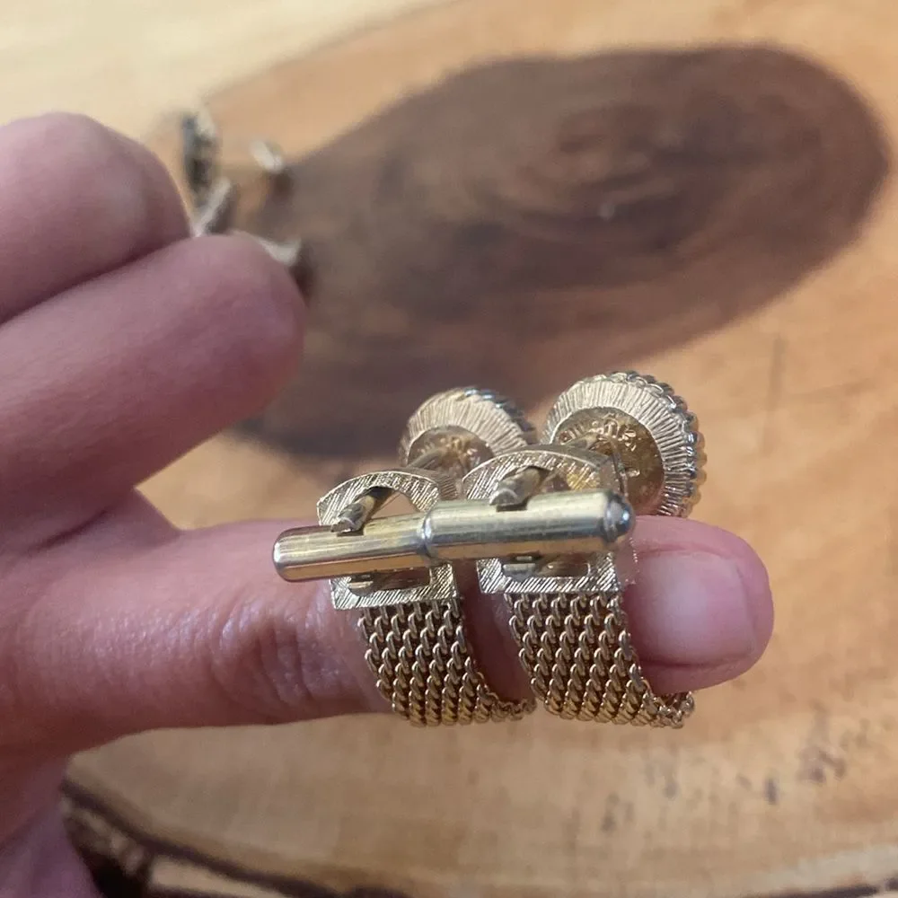 Swank wrap around Cufflinks